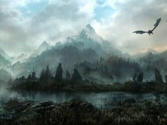 Skyrim Landscape Cool Wallpaper