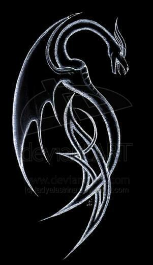 Black And White Dragon Wallpaper By