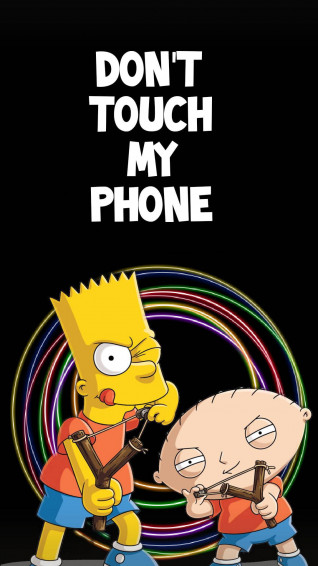 Get Off My Phone Wallpaper