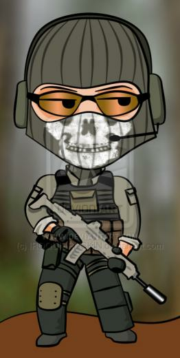 Ghost Modern Warfare By Iroquispliskin