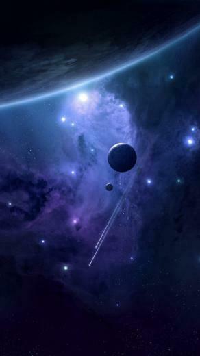 Home Space iPhone Wallpaper