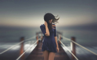 Sitting Alone Wallpaper