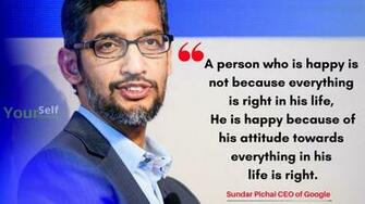 Sundar Pichai Quotes And Success Stories To Motivate You In Life