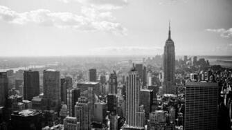 New York Wallpaper Cherno Beloe Nyu Jork Nyc