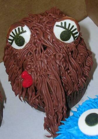 Snuffaluffagus Cupcake Sesame Street With Image Sweet