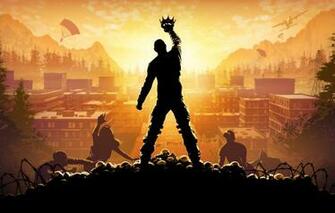 Wallpaper Sunset The Sky Clouds City Skull Trees Light