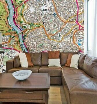 Example Ordnance Survey Wallpaper Map