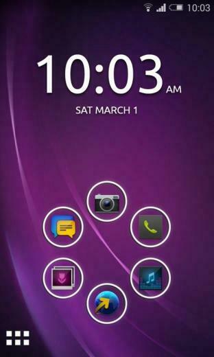 Blackberry Z10 Smart Theme Screenshot