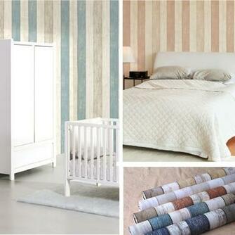 Pvc Wall Vinyl Faux Wood Panel Wallpaper 3d Effect Paper