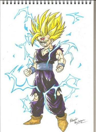 Fanart Super Saiyan Gohan By Robie Chan