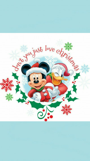 Disney Christmas iPhone Wallpaper