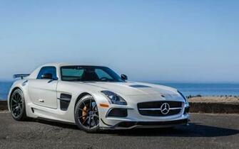 Wallpaper Mercedes Benz Sls Amg White Side HD