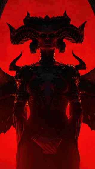 Diablo Lilith Silhouette 4k Wallpaper iPhone HD Phone 1011k