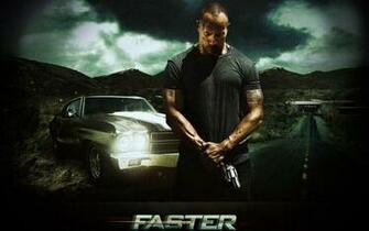 Faster Dwayne The Rock Johnson Wallpaper