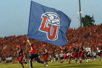 Liberty University Football Team Plays Against Monmouth