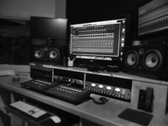 Recording Studio Wallpaper Sine Wave