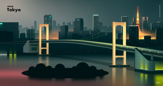 Tokyo City Minimalist 4k Wallpaper HD Artist