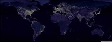 Dual Monitor Wallpaper Light Pollution