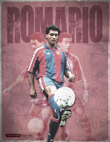 Rom Rio Da Souza Faria Romario Bar A Futebol Vintage