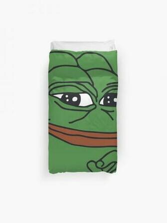 Pepe The Frog Smug Face With Smile And Hand On Chin Meme Kekistan