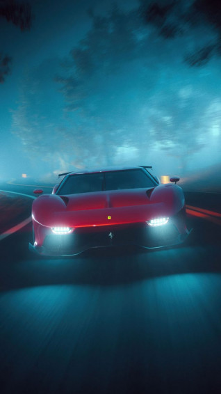 S On Ferrari In Cool