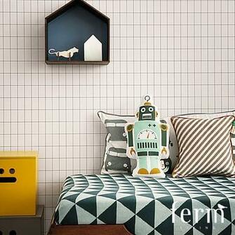 Decor Wallpaper And Wall Stickers Grid Black White