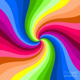 Hypnotic Color Swirl Background Digital Art