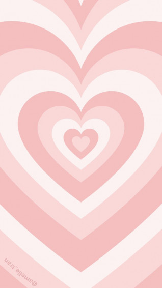 Pastel Pink Heartsss In Wallpaper