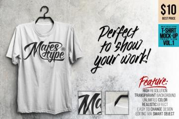 Mjt Realistic T Shirt Mockup On