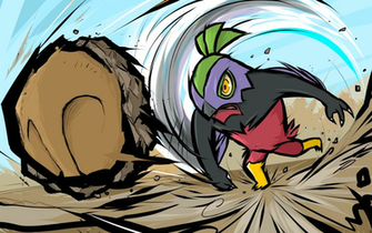 Shiny Hawlucha Fling By Ishmam Deviantart