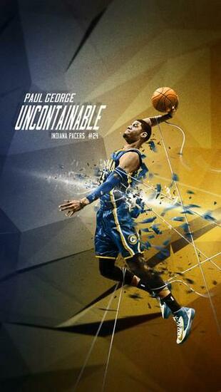 Paul George iPhone Wallpaper