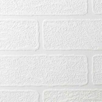 Super Fresco Brick Textured Wallpaper Vinyl White At Wilko