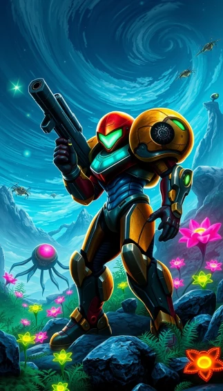 Metroid Phone Wallpaper