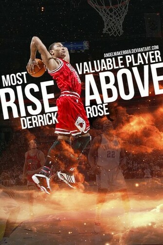 Derrick Rose Logo iPhone Wallpaper For