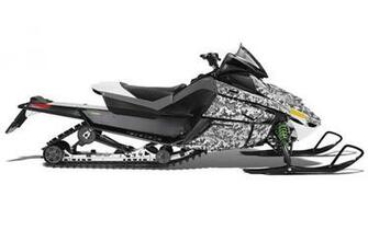 Arctic Cat Z1 Turbo Sled Graphics Digicamo White Snowmobile