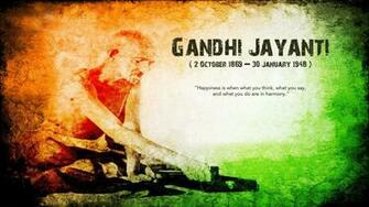 Mahatma Gandhi Jayanthi Image Full Photo Wallpaper