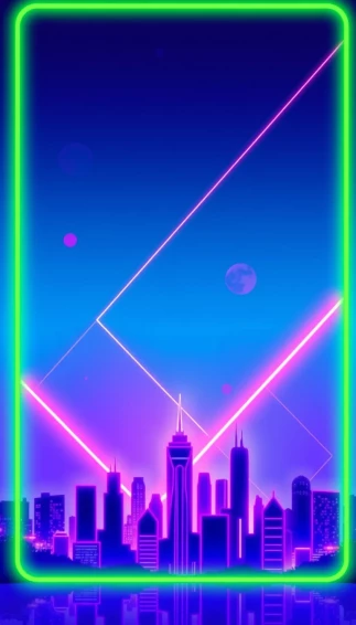 Cool Neon Phone Wallpaper