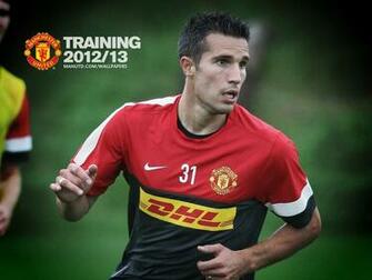 Wallpaper Robin Van Persie Was Training Manchester United
