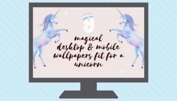 Magical Desktop Mobile Wallpaper Fit For A Unicorn Off The Cusp