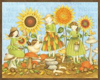 Crafty Friends Debbie Mumm Quilt Designer Background