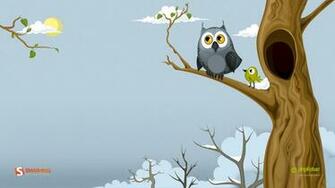 Owl In The Spring Wallpaper HD