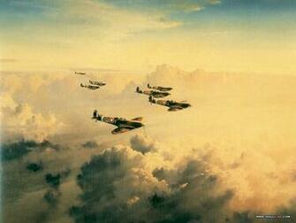 Aircraft Painting Combat Of World War Ii Wallpaper
