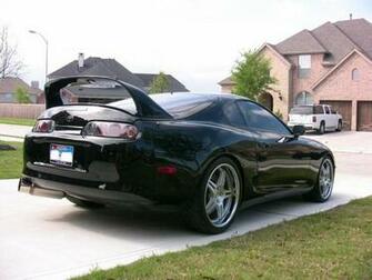 Toyota Supra Black HD Wallpaper In Cars Imageci
