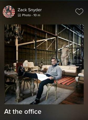 Other Sneak Peak At Zack Snyder S Office Dc