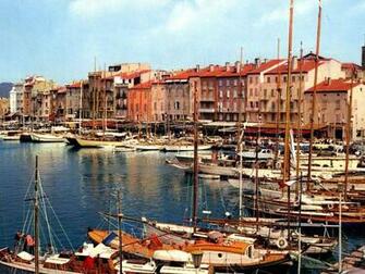 Harbor Marina In St Tropez France HD Desktop Wallpaper