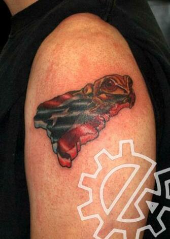 Tattoo Work Puerto Rican Pride Upper Arm Tattoomagz