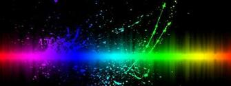 Bright Rainbow Splash Wallpaper