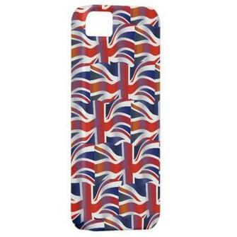 Uk Wavy Flag Wallpaper iPhone Cases