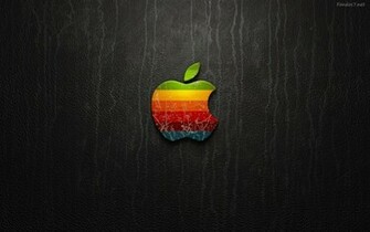Descargar Fondos De Pantalla Logo Apple Cuero HD Widescreen Gratis