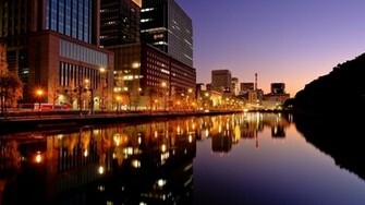 Tokyo City Night Lights Wallpaper